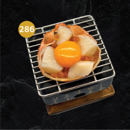 286.มันปูย่างโฮตาเตะสดท็อปไข่แดงญี่ปุ่น