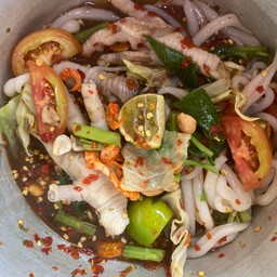 ตำด้องแดงตีนไก่