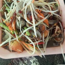 ตำกุ้งสดปลาร้า