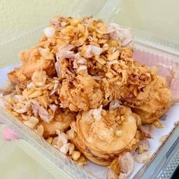 หมึกไข่ทอดกระเทียม