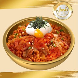 ข้าวผัดกิมจิเกาหลี ฟรีไข่ออนเซ็น