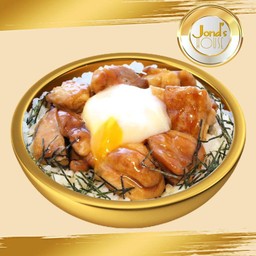 ข้าวญี่ปุ่นไก่เทริยากิ ฟรีไข่ออนเซ็น