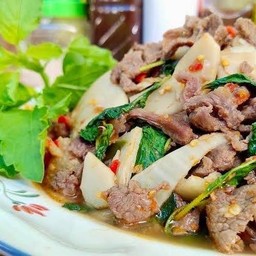 ผัดหน่อไม้ เนื้อ