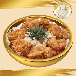 ข้าวญี่ปุ่นไก่คาราเกะ ฟรีซอสเห็ดทรัฟเฟิล
