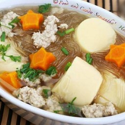 ต้มจืดเต้าหู้หมูสับ