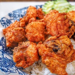 ข้าวหน้าไก่ทอด