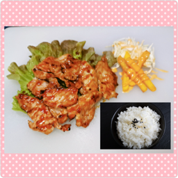 ชุดข้าวหมูเทริ+ซุป
