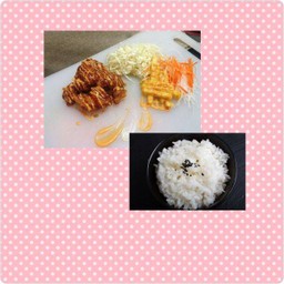 ไก่คาราเกะ+ข้าว+ซุป
