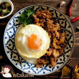 ข้าวไก่กระเทียม