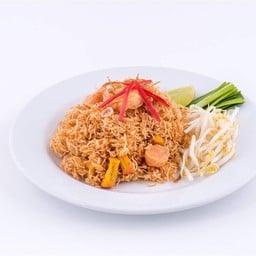 หมี่กรอบไทยกุ้งสด