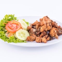 ไก่บ้านคั่วเกลือ