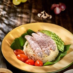 ข้าวคลุกพริกเกลือกั้ง