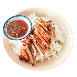 ข้าวหมูสันนอกทอด