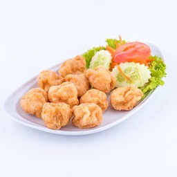 ลูกชิ้นกุ้งทอด