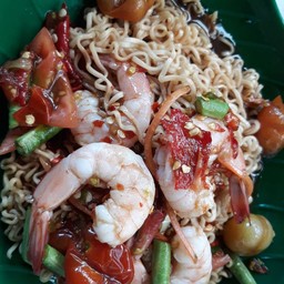 ตำม่ามากุ้งลวกสุก