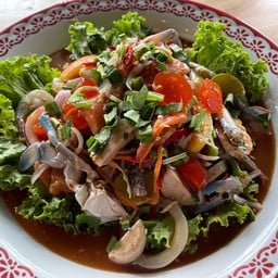 เหลาสตอรี่ แซลมอน กุ้ง ปูม้า