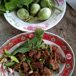 ก้อยขั้วเนื้อ