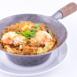 กุ้งอบวุ้นเส้น