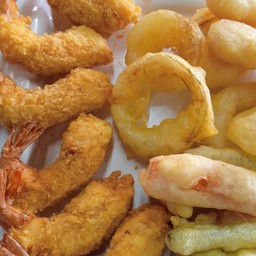 กุ้งชุบแป้งทอด