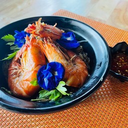 กุ้งอบวุ้นเส้น