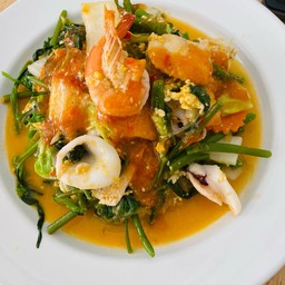 สุกี้แห้ง ทะเล