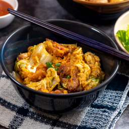 สุกี้แห้งรวมมิตร (ไก่,กุ้ง,หมึก)