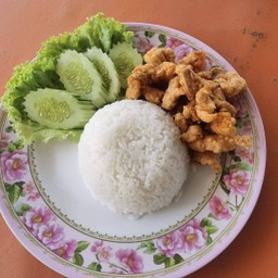 ไก่ทอดกระเทียมเจียมหัวใจ