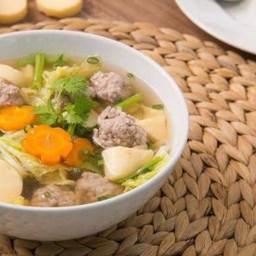 ต้มจืดเต้าหู้หมูสับ