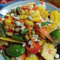 ตำข้าวโฟด ไข่เค็ม