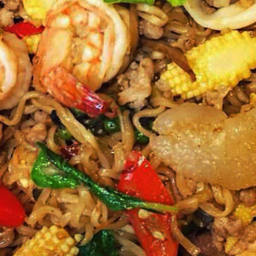 อาหารตามสั่งเจ๊นก ลำโพซอย1