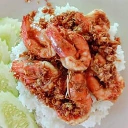 ข้าว_ทอดกระเทียม