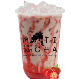 ชานมสตอเบอรี่
