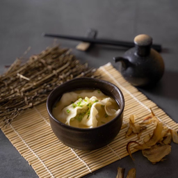 Dumpling miso soup ซุปมิโสะเกี๊ยวญี่ปุ่น