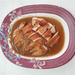 ไก่อบ (กับข้าว) จานใหญ่