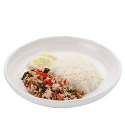 ข้าวราดกระเพราไก่