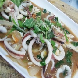 หมึกผัดไข่เค็ม