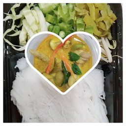 ขนมจีนแกงเขียวหวานไก่