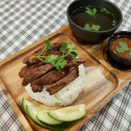ข้าวคอหมูย่าง