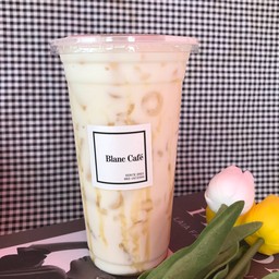 Iced Fresh milk with caramel