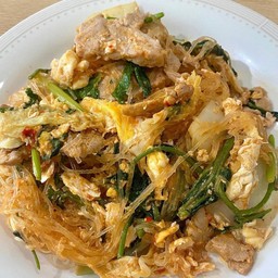 สุกี้แห้งหมู