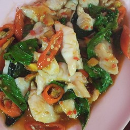เนื้อปลาผัดฉ่า
