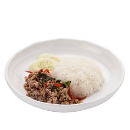 ข้าวราดกระเพราหมู