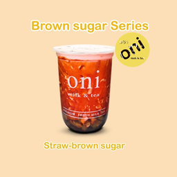 Straw Brown sugar milk tea