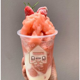 สตรอเบอร์รี่ลิ้นจี่สมูทตี้