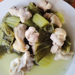 ผักกาดดองต้มไก่