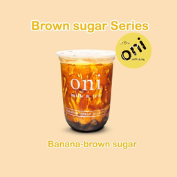 Banana Brown sugar milk tea