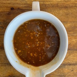 น้ำราดหมูกรอบ