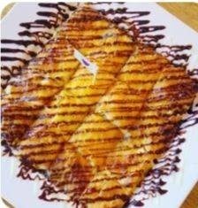 โรตีใส่ไข่+ช็อกโกแลต