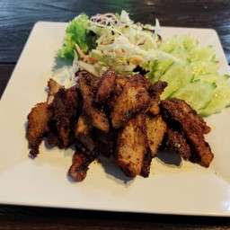 เนื้อเสือย่างหม่าล่า