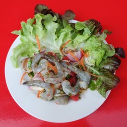 ยำกุ้งสด